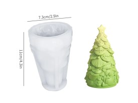 Molde silicona arbolito Navidad 